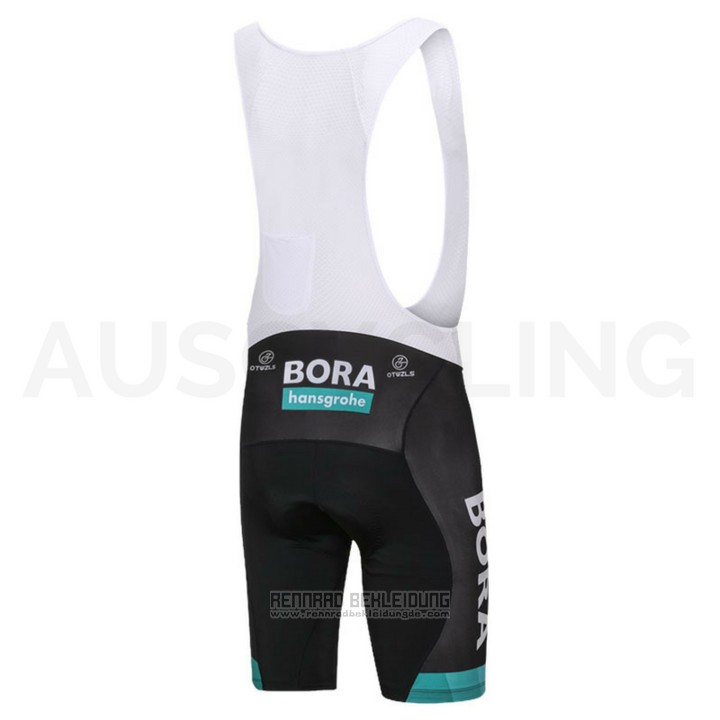 2018 Fahrradbekleidung Bora Grun und Shwarz Trikot Kurzarm und Tragerhose